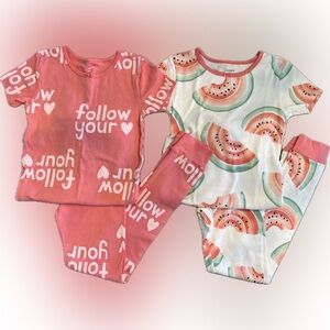 Girls Carters Pajama Sets - Size 8